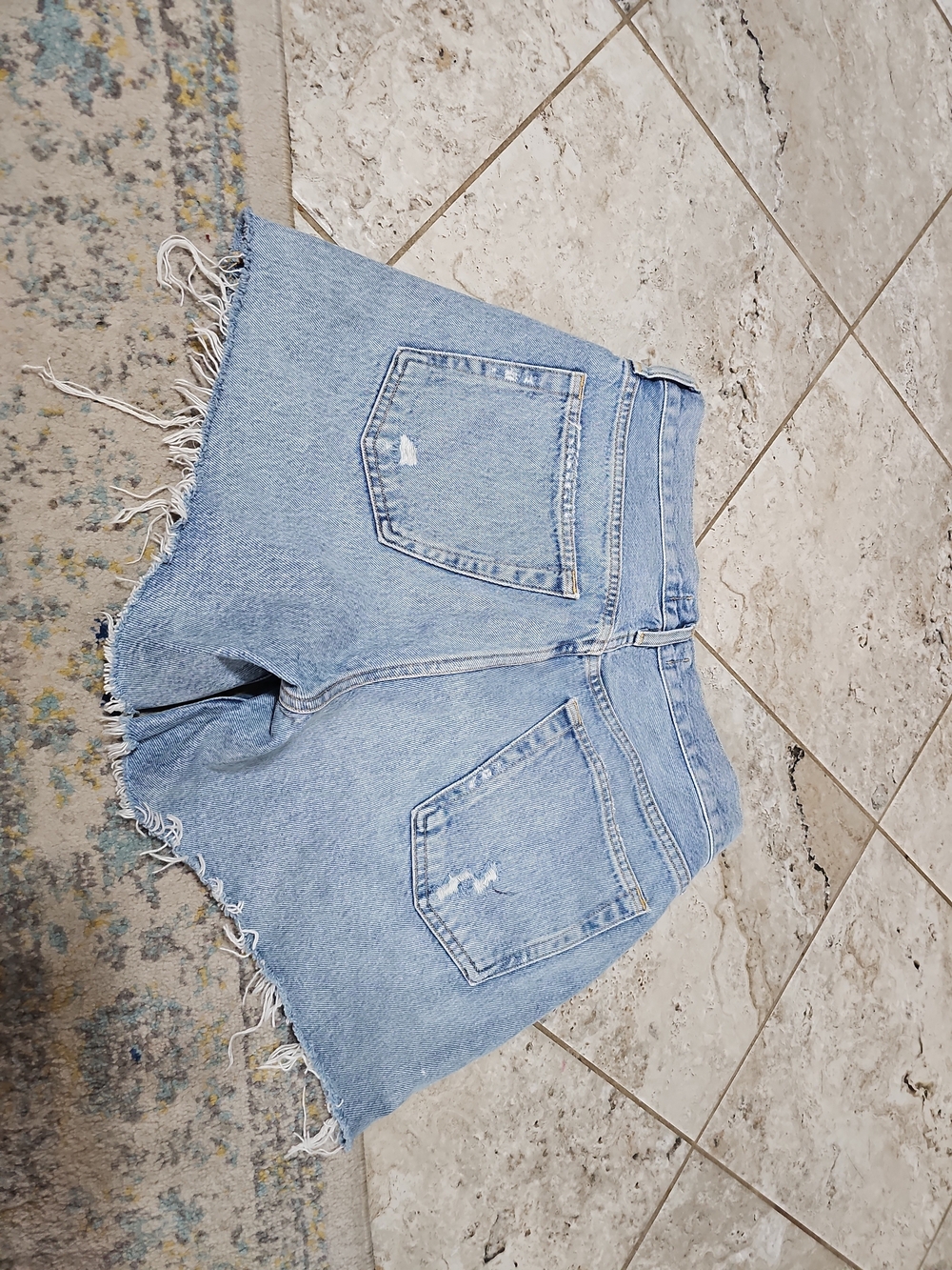AGOLDE Parker Long Denim Short Size 28 - Picture 7 of 7